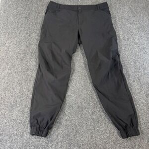 Lululemon Lab Mens Black Technical Jogger Pants Tapered Articulated Knee 36x27